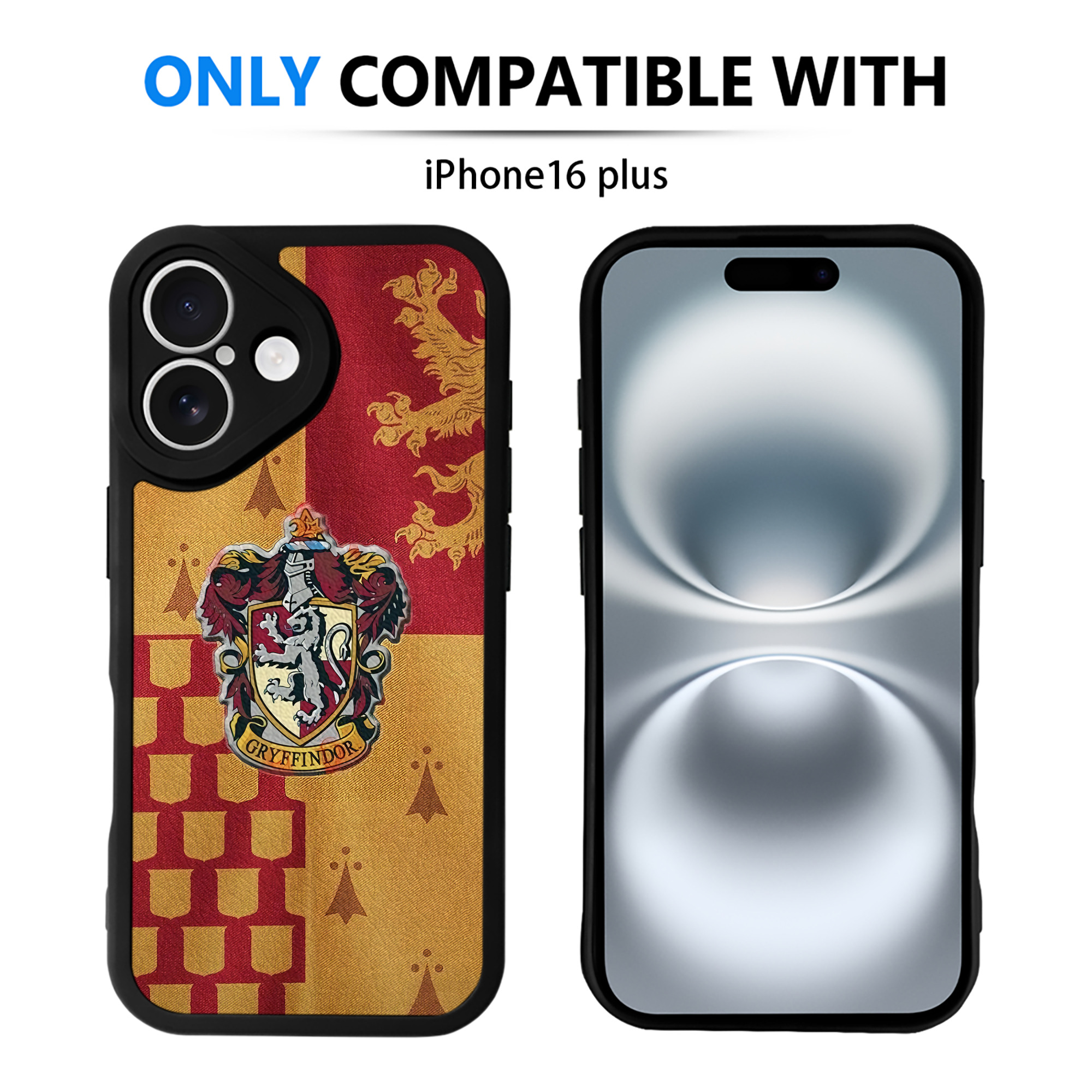 （画像用） Harry Potter ハリー・ポッターシリーズ 【iPhone 16シリーズ対応】シリコンスマホケース（レザー調） 材質：シリコン